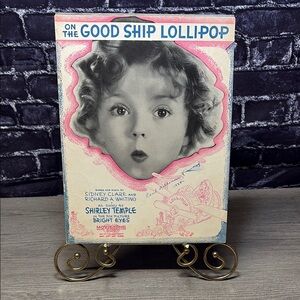 Vintage Shirley Temple Sheet Music
